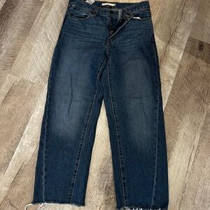 Levi's Dark Blue Women's wide leg Jeans
